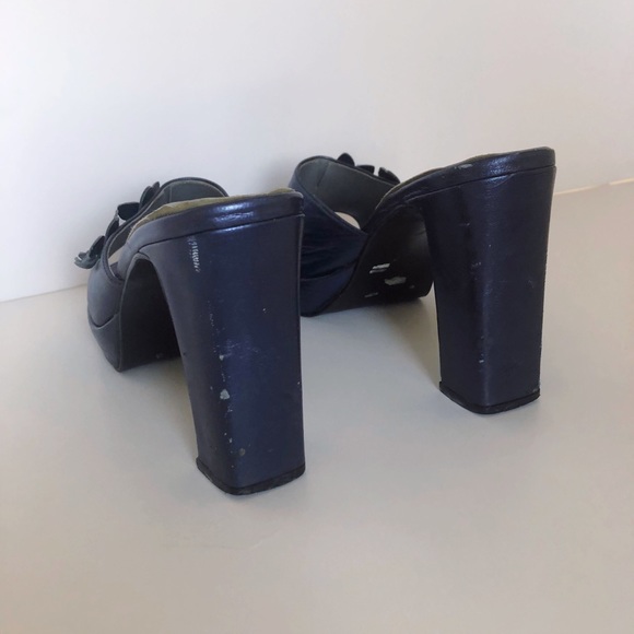 Vintage 90’s Aldo Platform Square Toe Heels - Picture 9 of 16